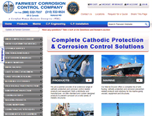 Tablet Screenshot of farwestcorrosion.com